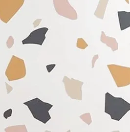 terrazzo wall decal earth tone